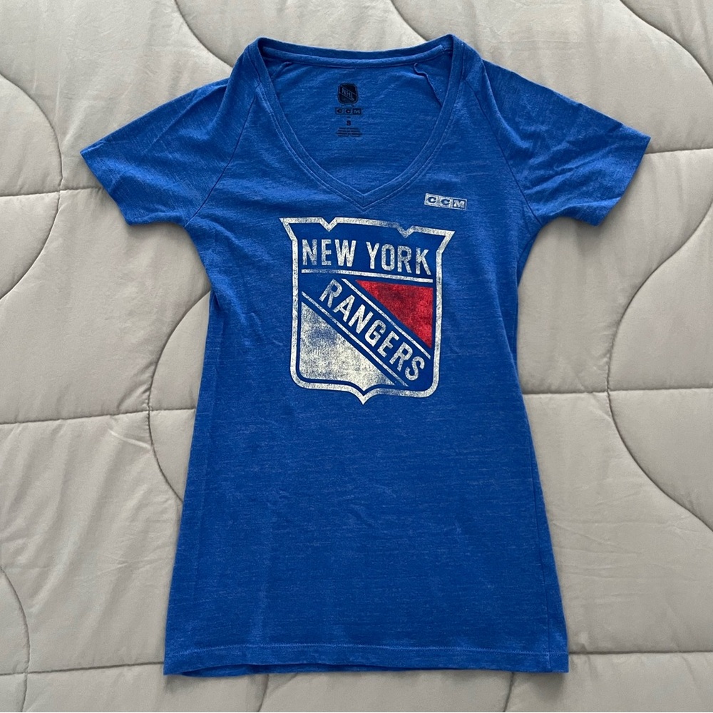 Women’s Authentic New York Rangers Tshirt